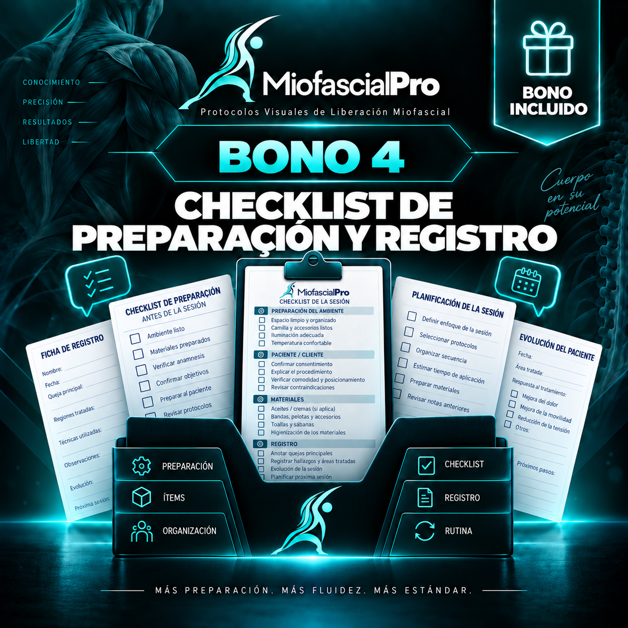 Bono 4: Checklist de preparación y registro